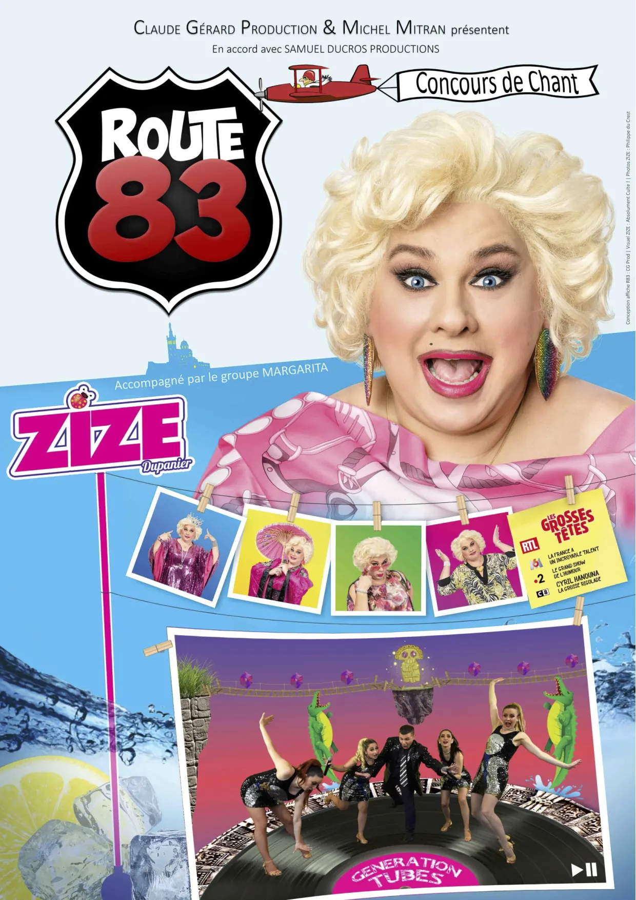 Claude Gérard Production présente Route 83 - Tournées 2021